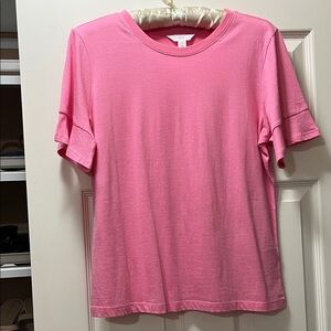 NWOT 1901 Nordstrom Ruffle Cuff Sleeve Tee